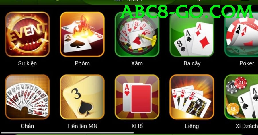Game Bài 3D - abc8 - Skin hiếm